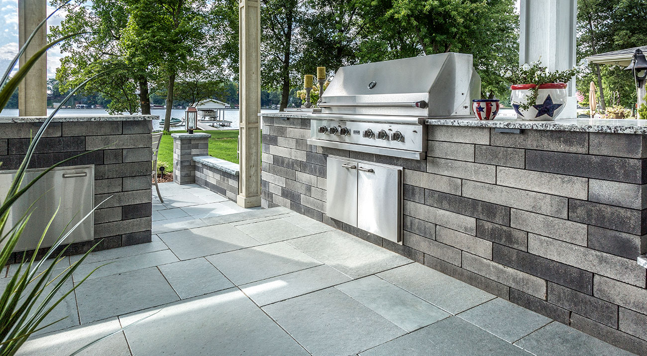 Lineo Dimensional Stone Outdoor Kitchen Limesotne 4885