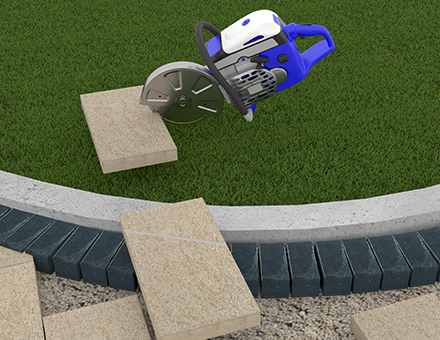 Cutting pavers method 2