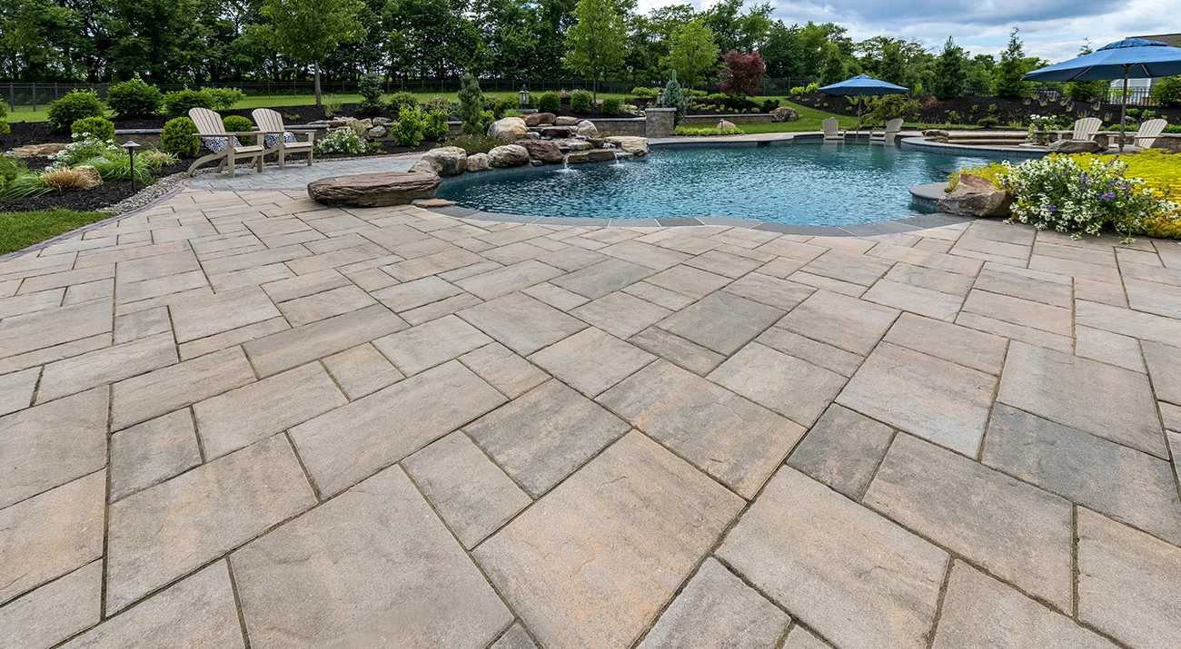 Beacon Hill Flagstone Pool Decks Almond Grove 1763