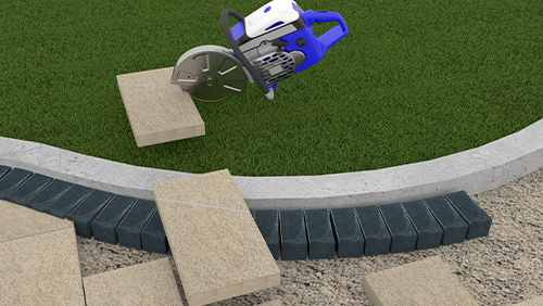 Paver cutting method 2